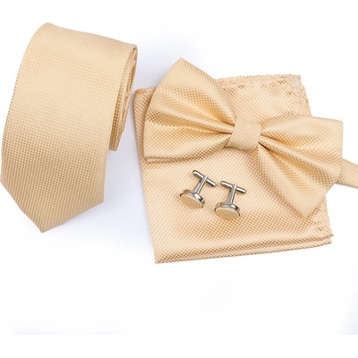 Decofashion Set s kravatou v barvě champagne