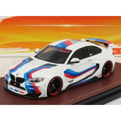 GLM GLM MODELS MODELS BMW 2 SERIES M235i DARWINPRO MTC BLACK SAILS WIDEBODY 2015 WHITE BLUE RED 1:43