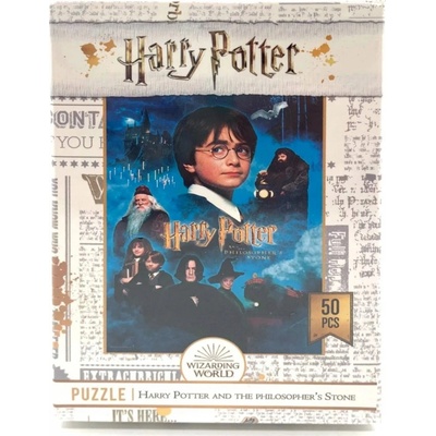 CurePink Harry Potter: Philosopher´s Stone Kámen mudrců 70 x 50 cm 1000 dílků