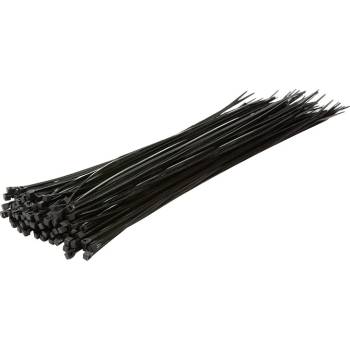 LogiLink Кабелни връзки, PA66, 100 броя, черни