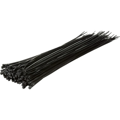 LogiLink Кабелни връзки, PA66, 100 броя, черни
