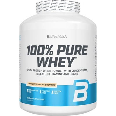BioTechUSA 100% Pure Whey [2000 грама] Шоколад и фъстъчено масло