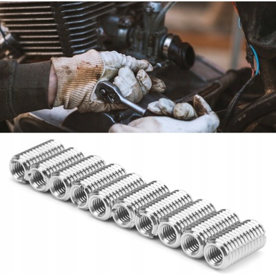 Závitové vložky pro opravu závitů M6/M10, redukce 20mm, nerezové, redukční vložka 10 KS