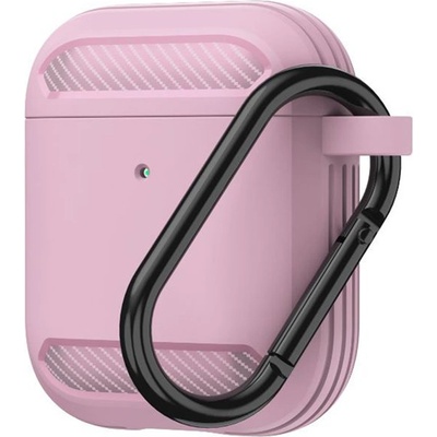 Techsuit Калъф за AirPods 1 / AirPods 2 - Carbon Silicone - Pink