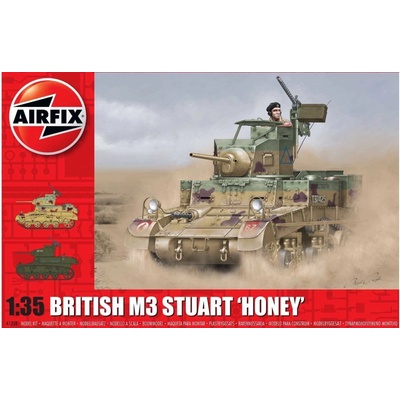 Airfix M3 Stuart Honey British Version Classic Kit A1358 1:35