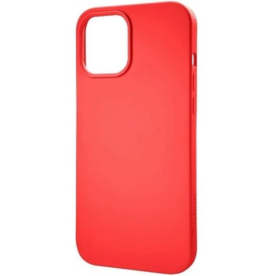 Tactical Velvet Smoothie Cover - силиконов калъф за iPhone 13 mini (светлочервен)