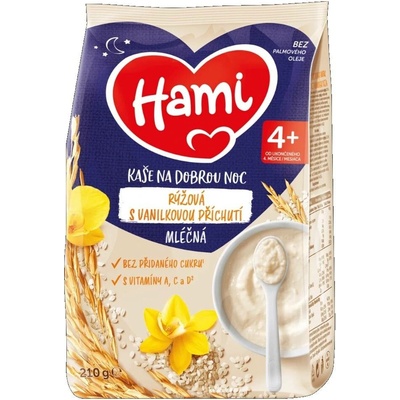 Hami Mléčná kaše rýžová vanilka 210 g