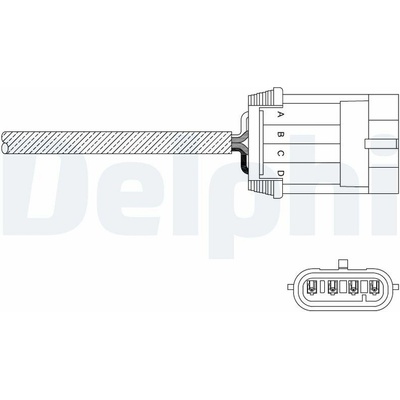 Lambda sonda DELPHI ES11061-12B1 (ES1106112B1)