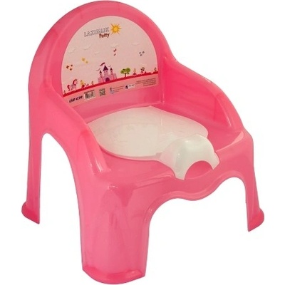 Ozerplastik Nočník židlička růžová/princezny