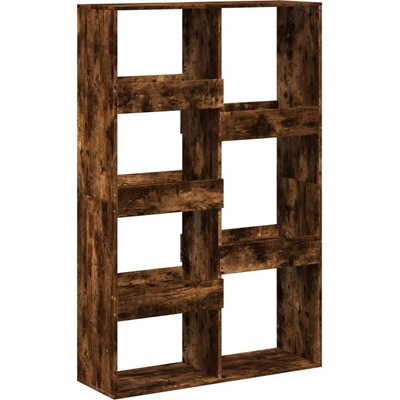 vidaXL Knihovna kouřový dub 100x33x155,5 cm kompozitní dřevo