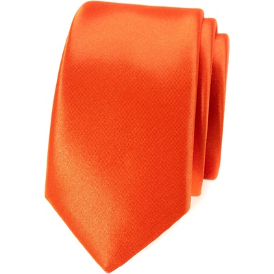 Avantgard kravata Lux Slim 571 9025 Oranžová