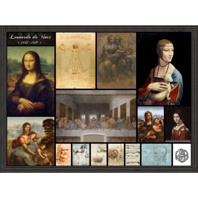Grafika Leonardo da Vinci Collage 2000 dielov