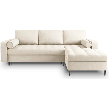 Milo Casa Светлобежов ъглов разтегателен диван , десен ъгъл Santo - Milo Casa (MIL_RCF_52_A3_SANTO1)