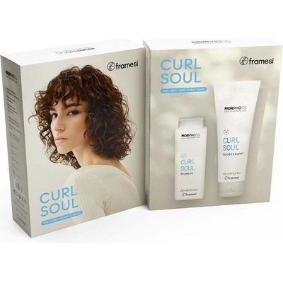 Framesi Kit Curl Soul pro vlnité a kudrnaté vlasy šampon 250 ml + kondicionér 250 ml