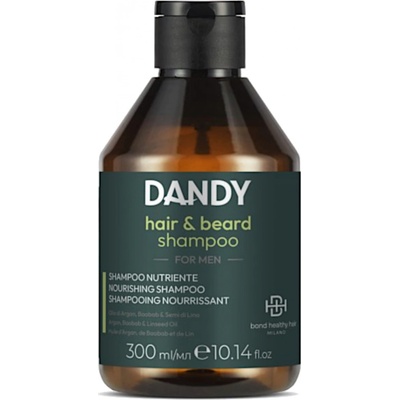 Dandy Beard a Hair shampoo For Men Pánsky šampón na šetrné umývanie vlasov a fúzov 300 ml
