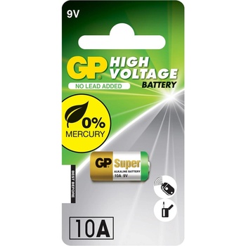 GP Batteries Батерии алкални GP High Voltage A10, 9V, цена за 1 бр (GPBALR109V)