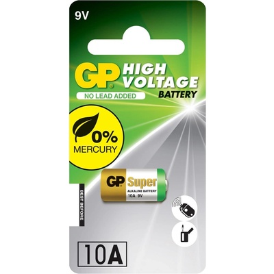 GP Batteries Батерии алкални GP High Voltage A10, 9V, цена за 1 бр (GPBALR109V)