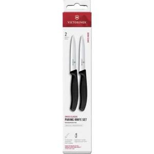 Victorinox Комплект два ножа за плодове и зеленчуци Victorinox Swiss Classic, 10 см, черни (6.7793.2)