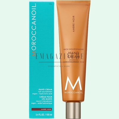 Moroccanoil Хидратиращ крем за ръце с кехлибар и бял кардамон 100 мл Ambre Noir Hand Cream (MRCFMC-BLHCAN100)