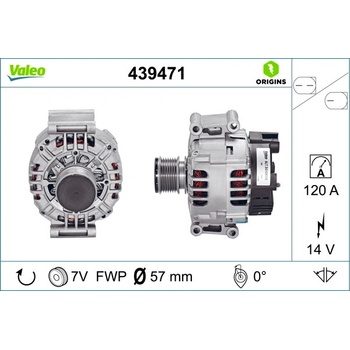 Alternátor VALEO 439471