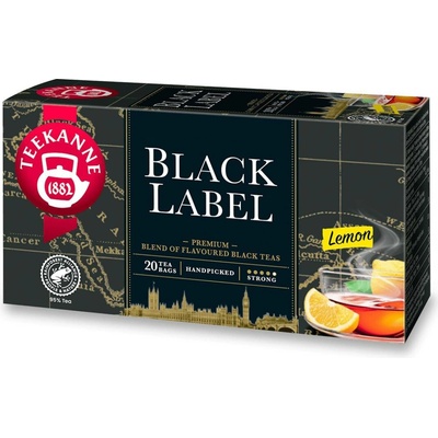 Teekanne Black Label Lemon 20 x 1,65 g
