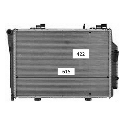 Chladič motora NRF 58489