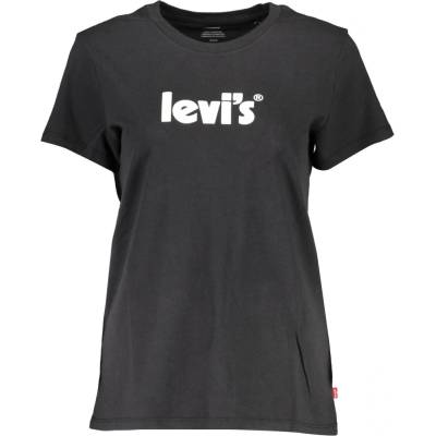 Levi's Čierne tričko s krátkym rukávom čierna