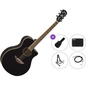 Yamaha APX600 Premium SET Black Електро-акустична китара Джъмбо