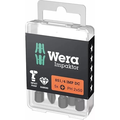 Wera PH2x50mm 5 ks 5057656001