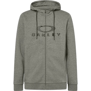 Oakley Мъжко яке за тренировка Oakley Bark Full Zip Hoodie 2.0 Training jacket - New Athletic Grey - размер M (003-3531-0412)