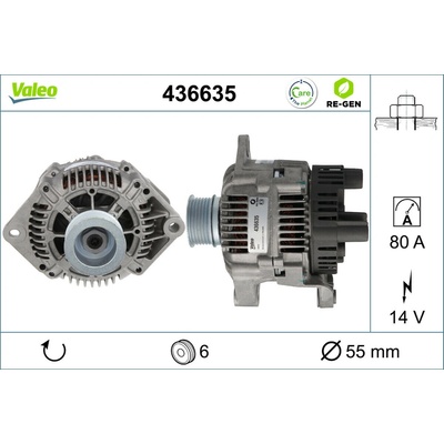 Alternátor VALEO 436635