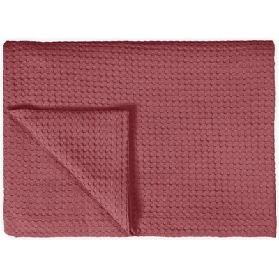 Vandyck Luxusní přehoz na postel Home Piqué waffle Wild rose - 270x250 cm