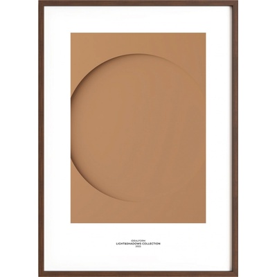 Idealform Poster no. 6 Round composition Barva: Terracotta, Velikost: 500x700 mm