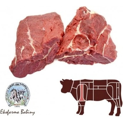 Ekofarma Babiny Bio hovězí loupaná plec ve zralosti 0,53 kg – Zboží Dáma