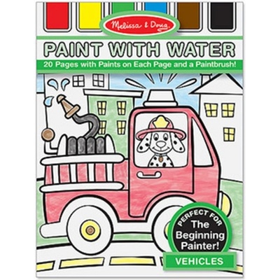 Melissa & Doug Детска книжка Melissa & Doug - Мога да рисувам с вода, превозни средства (772141642)