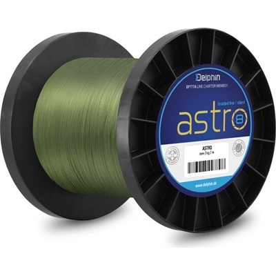 Delphin šnúra ASTRO 8 green 1300m 0,13mm 16,9lb