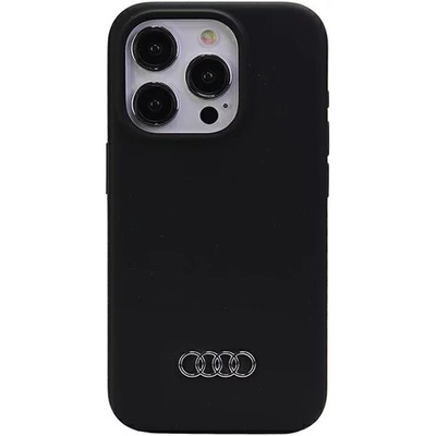 Audi Silicone Case iPhone 15 Pro Max 6.7" black hardcase (AU-LSRIP15PM-Q3/D1-BK)