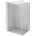 Mexen Lunar L Duo лява окачваща душ кабина 120 x 105 см, прозрачна, хром - 834L-120L-105P-01-00 (834L-120L-105P-01-00)