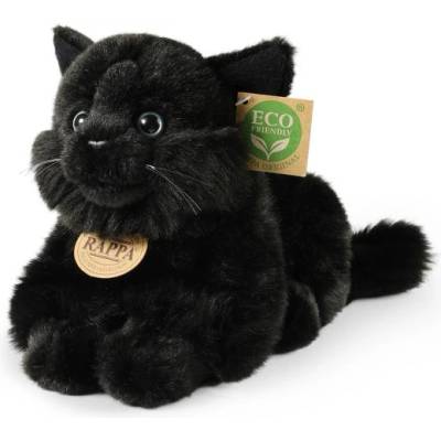 Rappa Плюшена котка черна 22 см eco-friendly