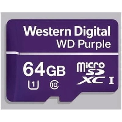 WD MicroSDXC karta 64GB Purple D064G1P0C
