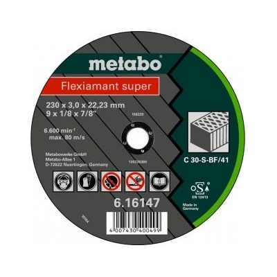 Metabo Flexiamant super 230 x 3,0 x 22,23 mm 616303000