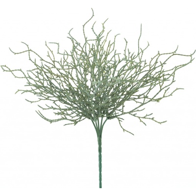 Větev Coral keř zekená V34 cm