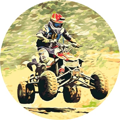 Vymalujsisam Malování podle čísel Adrenalin na čtyřech kolech