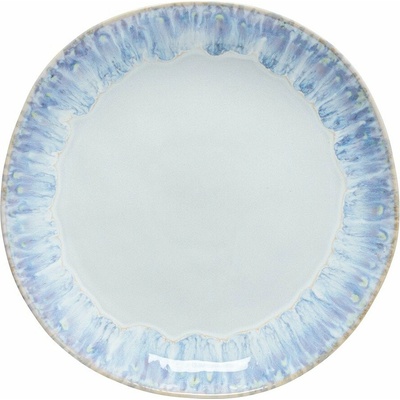 Biely/modrý kameninový tanier ø 28 cm Brisa – Costa Nova