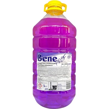 Bene за почистване и ароматизация на всякакви повърхности, 5 литра, Лилав