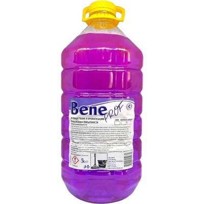 Bene за почистване и ароматизация на всякакви повърхности, 5 литра, Лилав