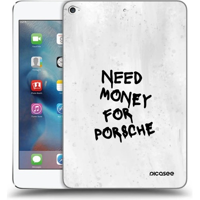 Picasee silikónový prehľadný obal pre Apple iPad mini 4 White Dollar