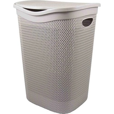 Belli E Forti koš na prádlo s víkem Rata, 55 l, béžový