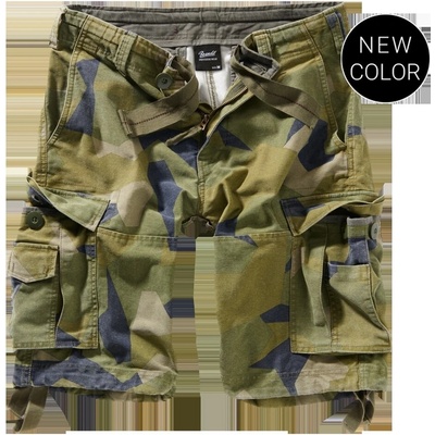 Šortky Brandit classic Vintage Swedish camo