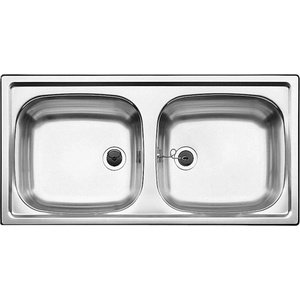 BLANCO Top EZ - Кухненска мивка, 86x44 cm, неръждаема стомана 500372 (500372) Мивка за вграждане